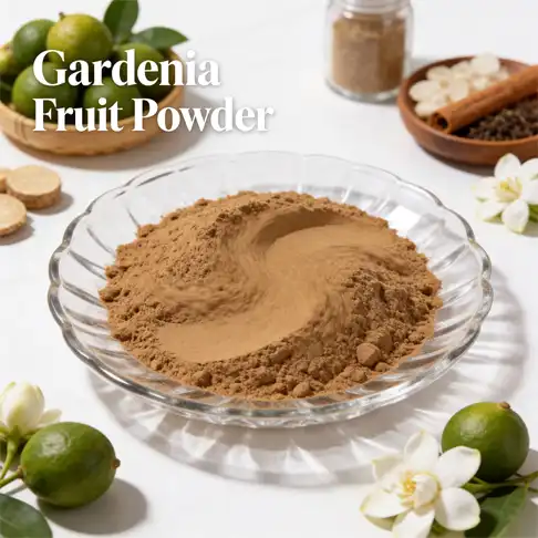 Can gardenia fruit powder be used in skincare products?